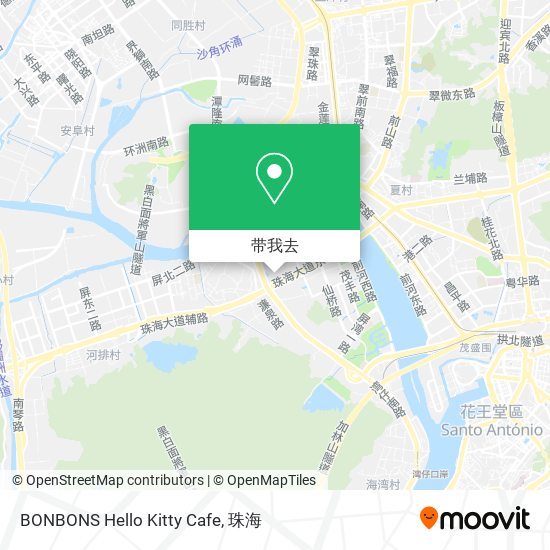 BONBONS Hello Kitty Cafe地图