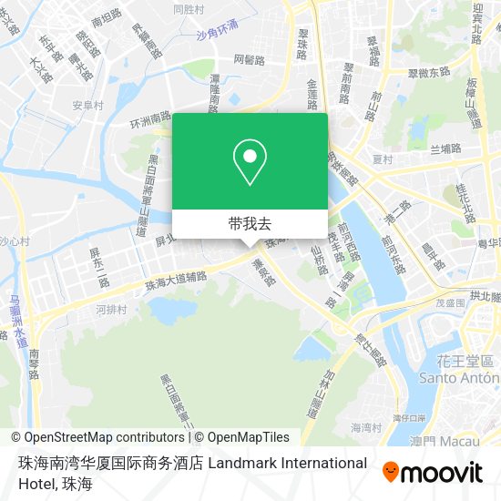 珠海南湾华厦国际商务酒店 Landmark International Hotel地图
