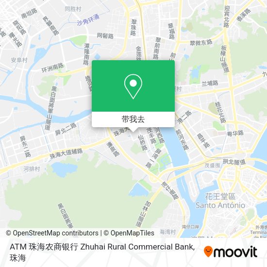ATM 珠海农商银行 Zhuhai Rural Commercial Bank地图