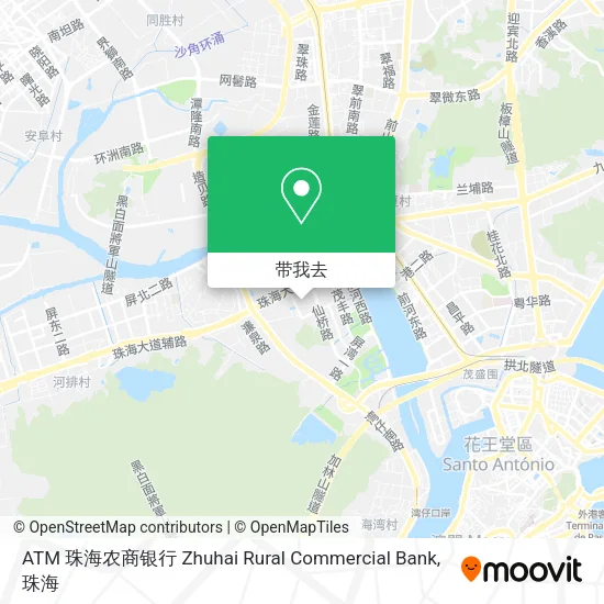 ATM 珠海农商银行 Zhuhai Rural Commercial Bank地图
