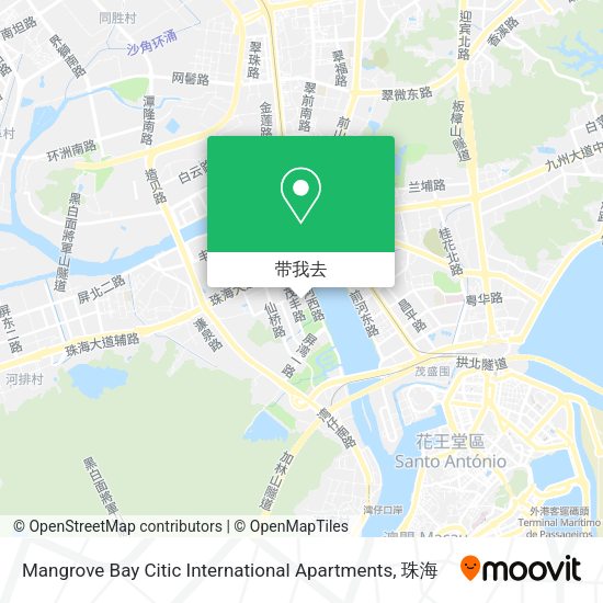 Mangrove Bay Citic International Apartments地图