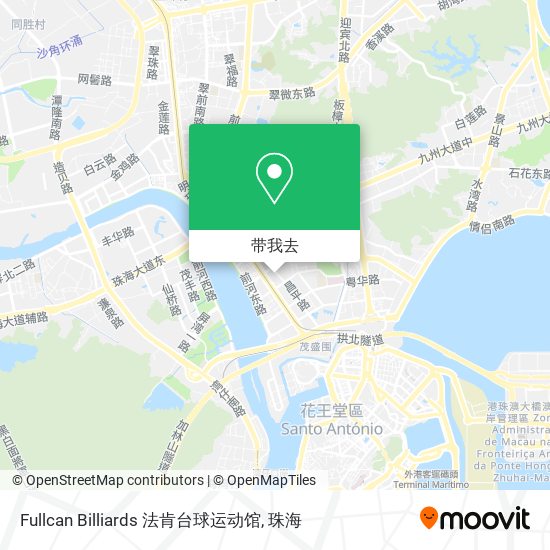 Fullcan Billiards 法肯台球运动馆地图