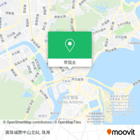 廣珠城際中山北站地图