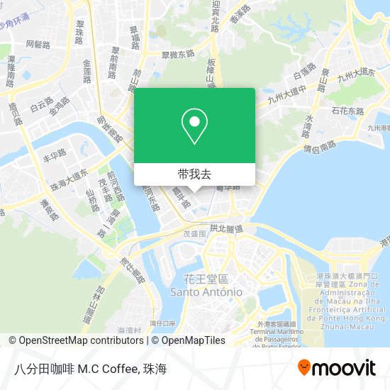 八分田咖啡  M.C Coffee地图
