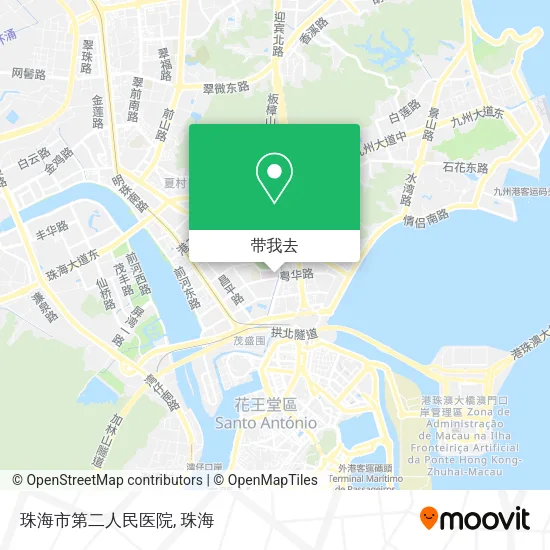 珠海市第二人民医院地图