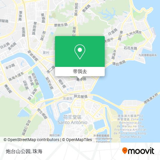 炮台山公园地图