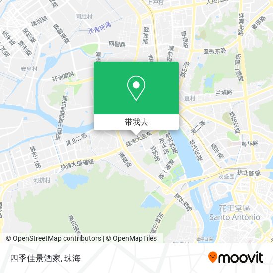 四季佳景酒家地图