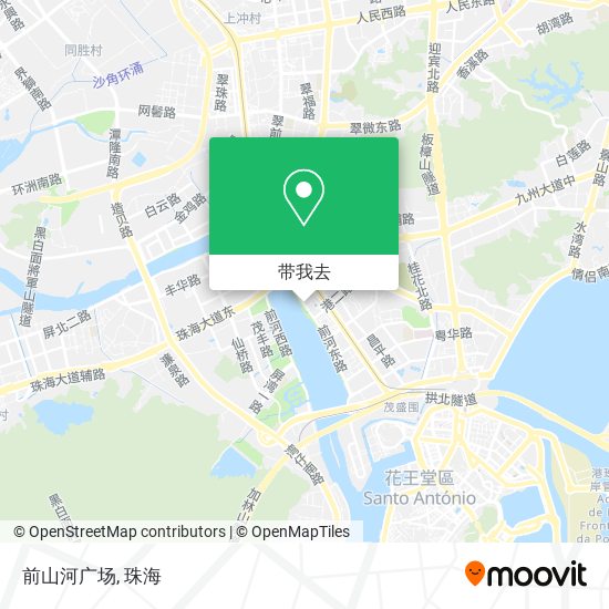 前山河广场地图