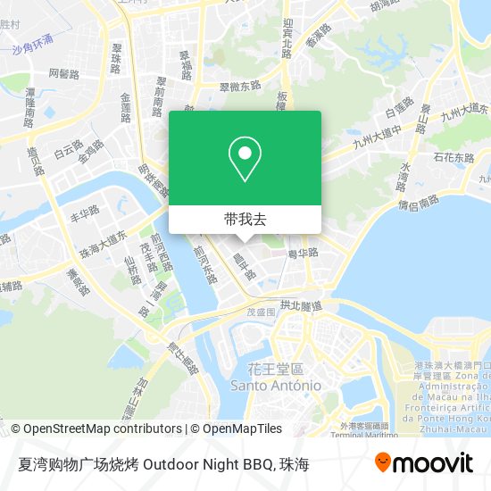夏湾购物广场烧烤 Outdoor Night BBQ地图