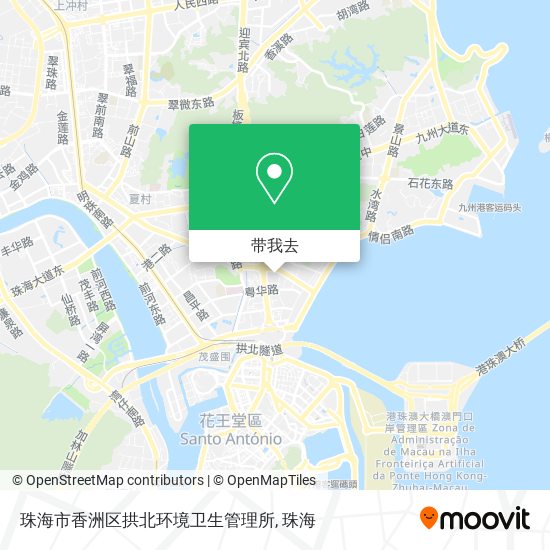 珠海市香洲区拱北环境卫生管理所地图