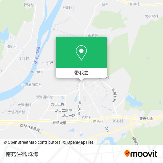 南苑住宿地图