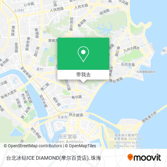 台北冰钻ICE DIAMOND(摩尔百货店)地图