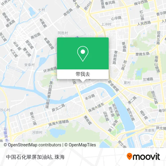 中国石化翠屏加油站地图