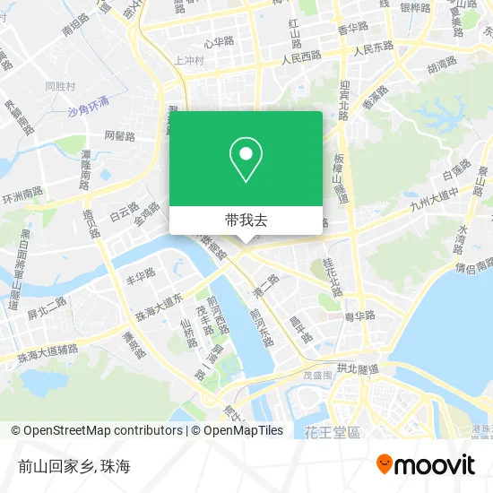 前山回家乡地图