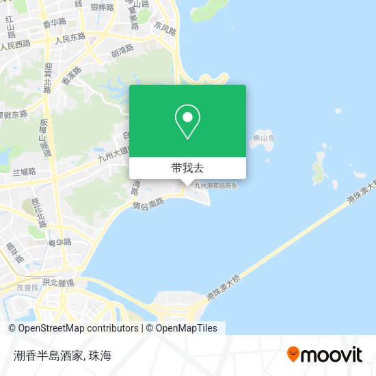 潮香半島酒家地图