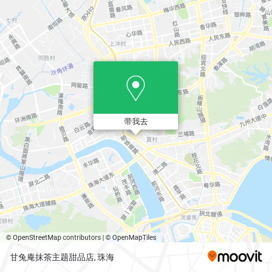 甘兔庵抹茶主题甜品店地图
