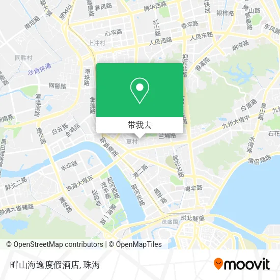 畔山海逸度假酒店地图