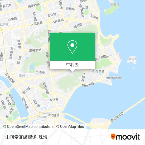 山间堂瓦罐煨汤地图