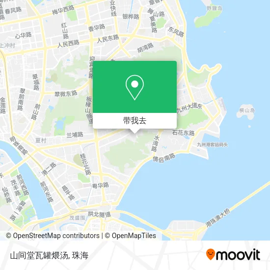 山间堂瓦罐煨汤地图