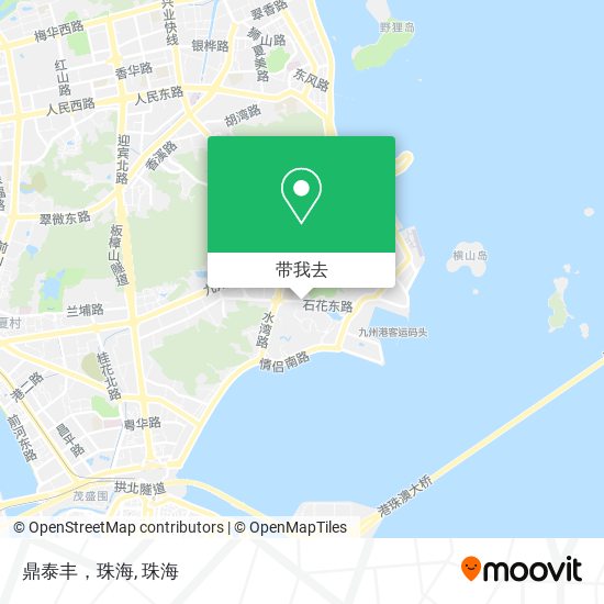 鼎泰丰，珠海地图