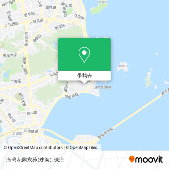 海湾花园东苑(珠海)地图