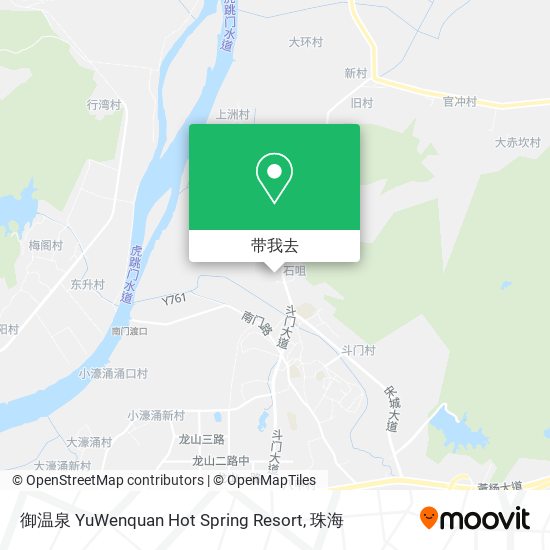 御温泉 YuWenquan Hot Spring Resort地图