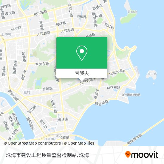 珠海市建设工程质量监督检测站地图