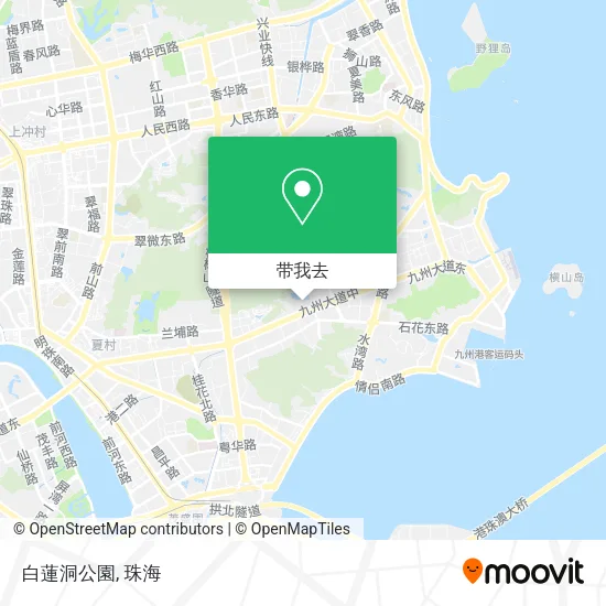 白蓮洞公園地图