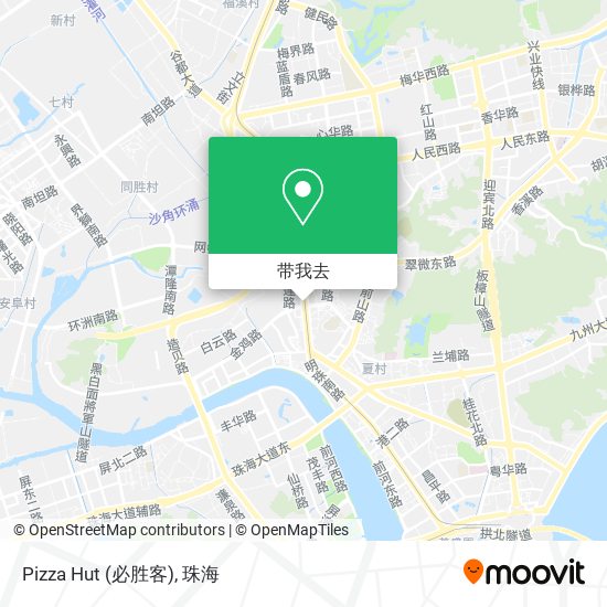 Pizza Hut (必胜客)地图