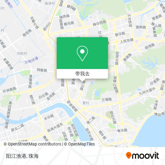 阳江渔港地图