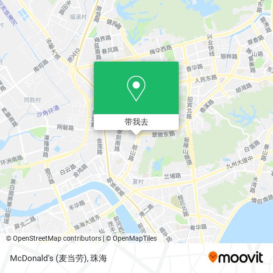 McDonald's (麦当劳)地图