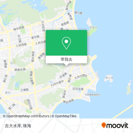 吉大水库地图