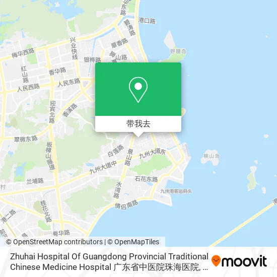 Zhuhai Hospital Of Guangdong Provincial Traditional Chinese Medicine Hospital 广东省中医院珠海医院地图