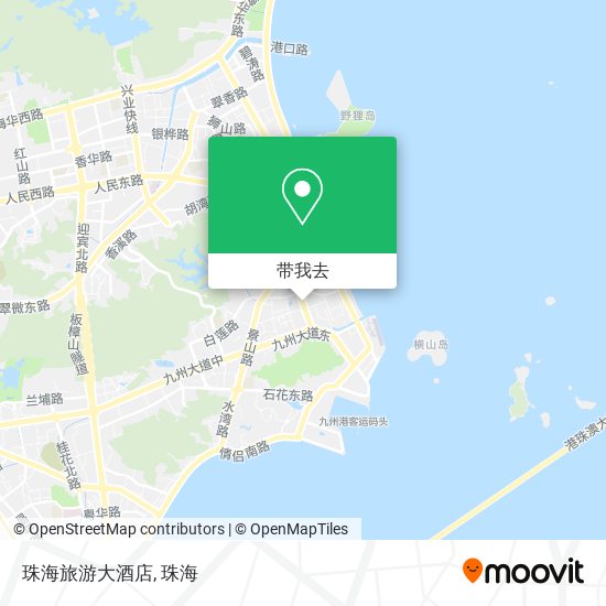 珠海旅游大酒店地图