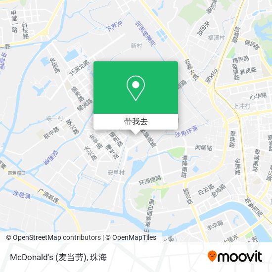 McDonald's (麦当劳)地图