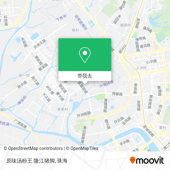 原味汤粉王 隆江猪脚地图