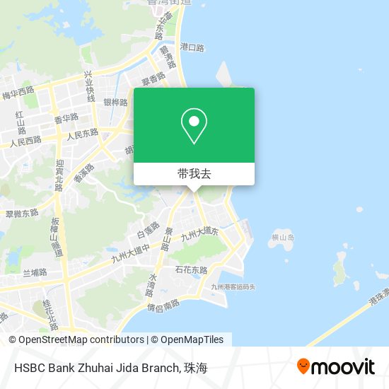 HSBC Bank Zhuhai Jida Branch地图