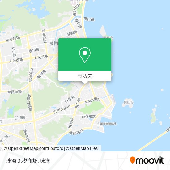 珠海免税商场地图