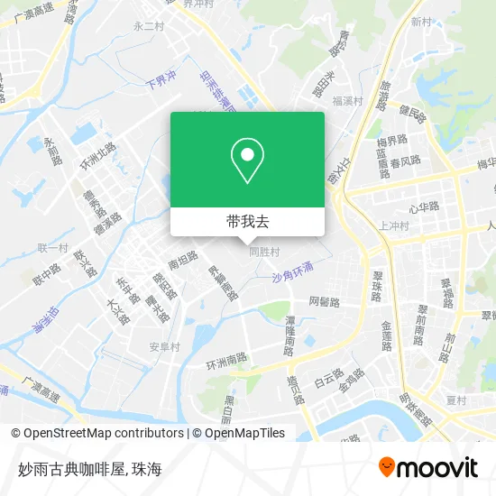 妙雨古典咖啡屋地图