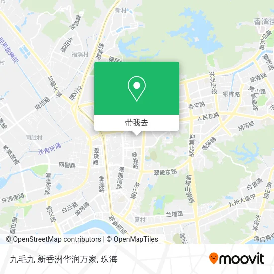 九毛九 新香洲华润万家地图