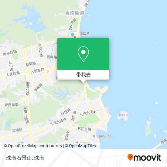 珠海石景山地图