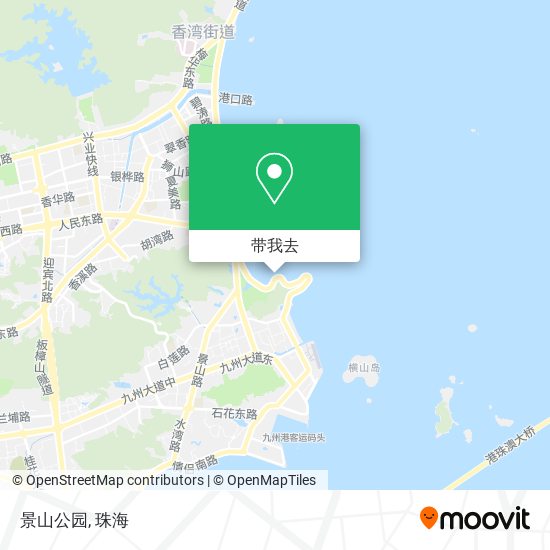 景山公园地图