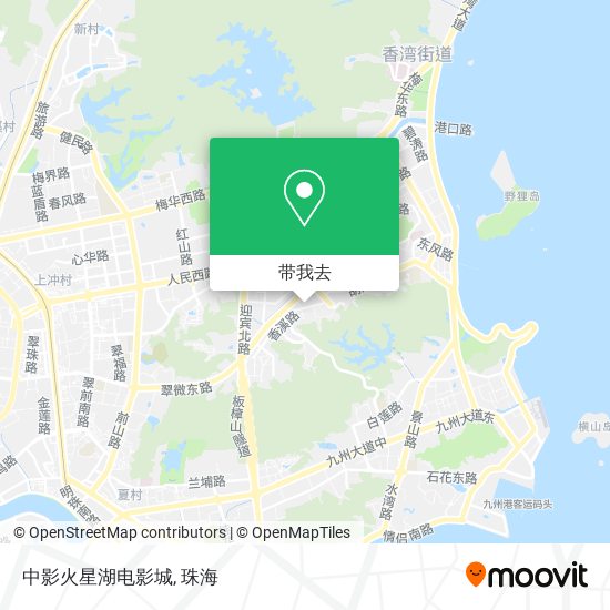 中影火星湖电影城地图