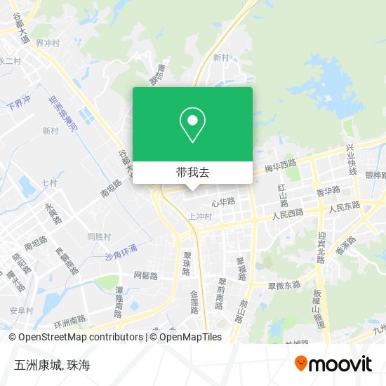 五洲康城地图