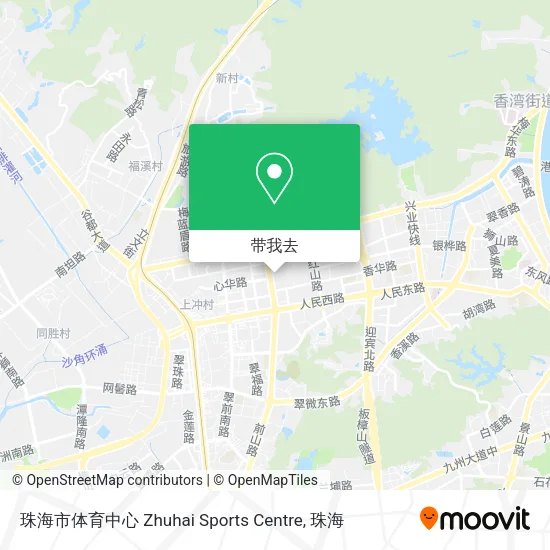 珠海市体育中心 Zhuhai Sports Centre地图