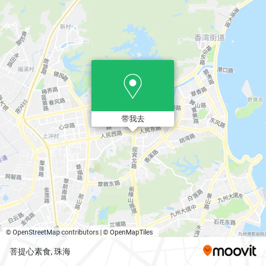 菩提心素食地图