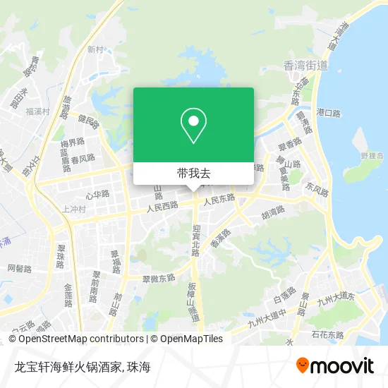 龙宝轩海鲜火锅酒家地图