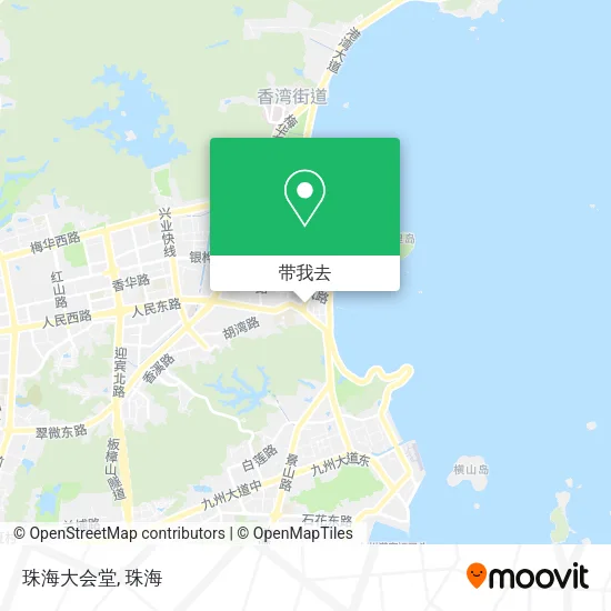 珠海大会堂地图