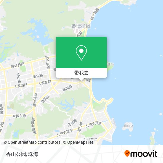 香山公园地图