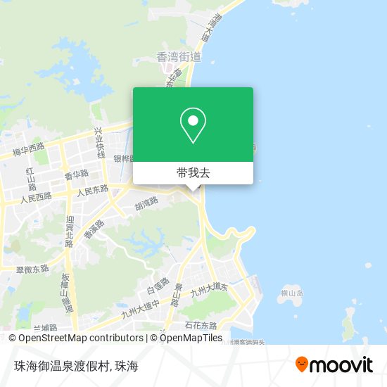 珠海御温泉渡假村地图